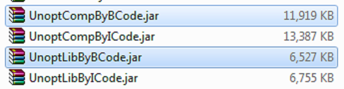 jar size comparison