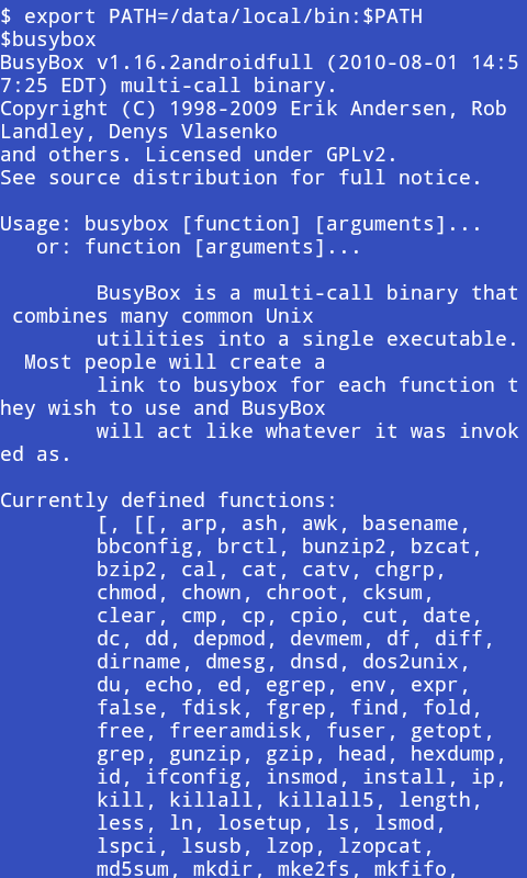 busybox for android binary